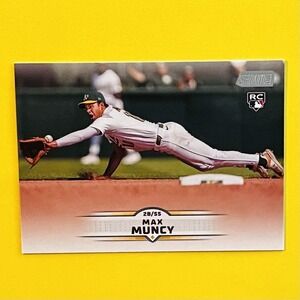 2025 Topps Stadium Club Max Muncy RC Rookie #28 Oakland Athletics